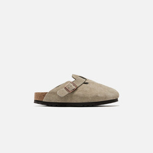 Birkenstock WMNS Boston Soft Footbed Suede - Taupe