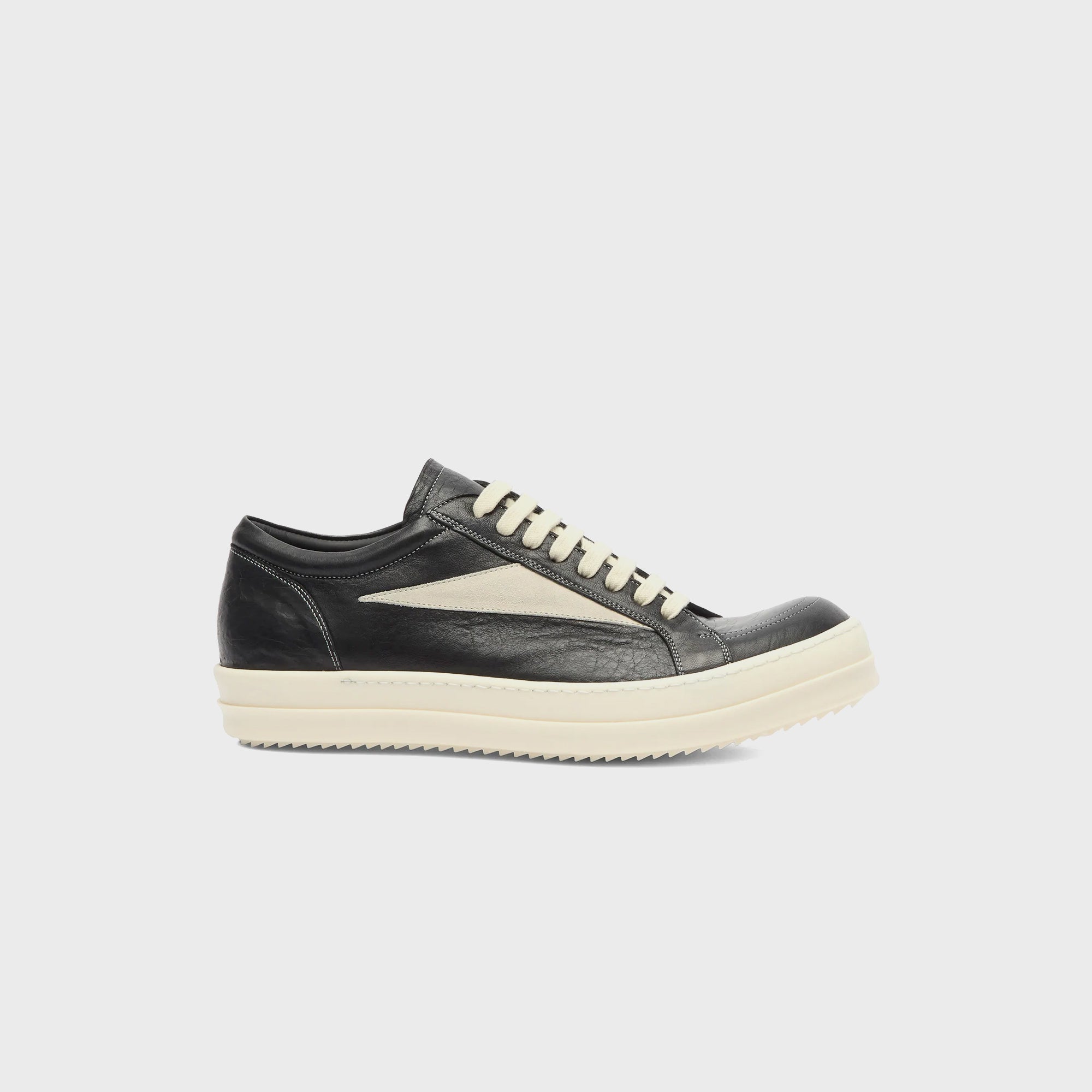 Rick Owens Concordians Vintage Sneaks - Pelle Black / Milk – Kith