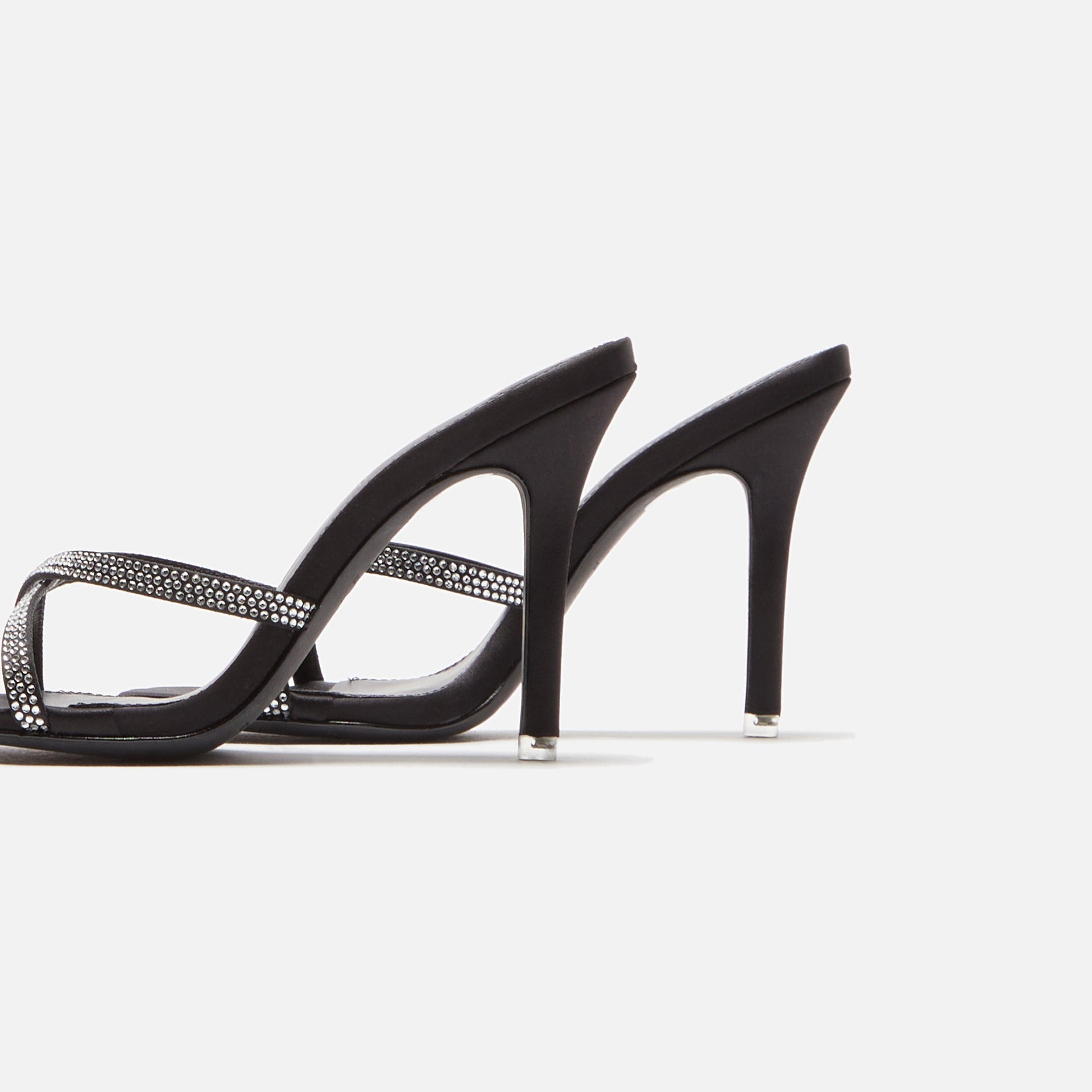 Black Suede Studio Arielle - Black Satin