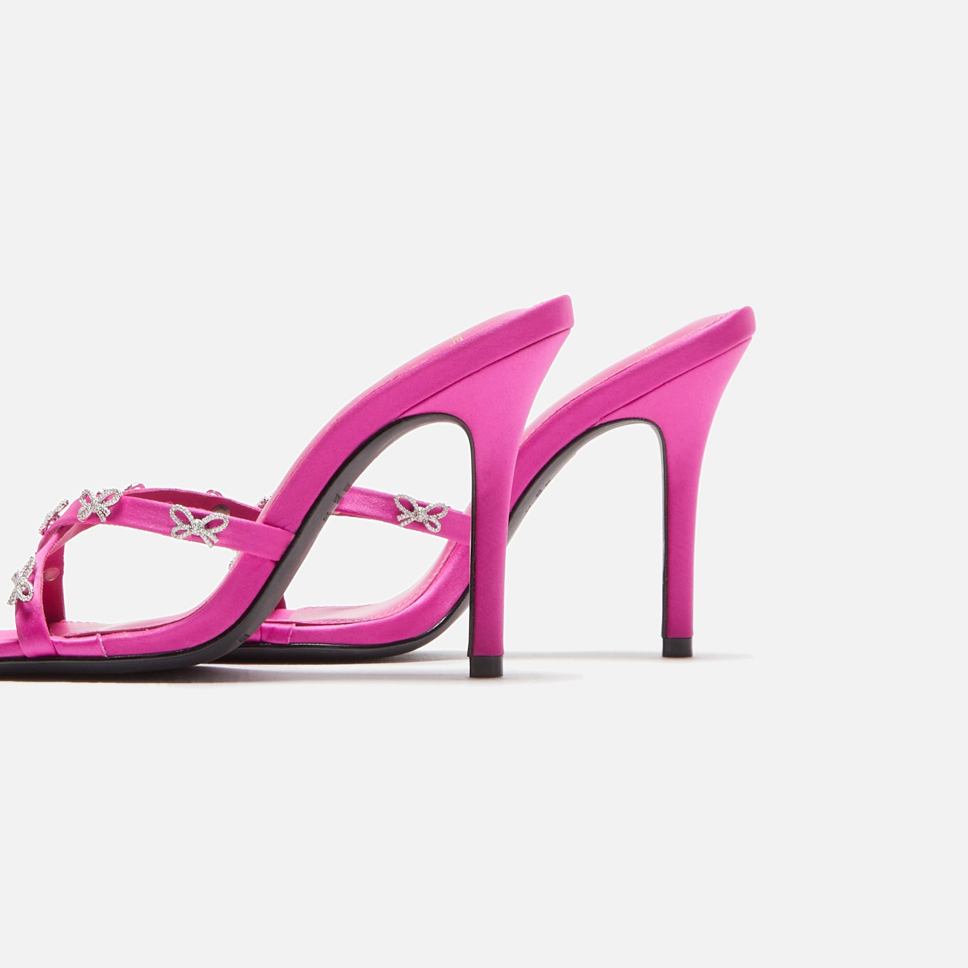 Black Suede Studio Arielle - Embellished Berry Satin