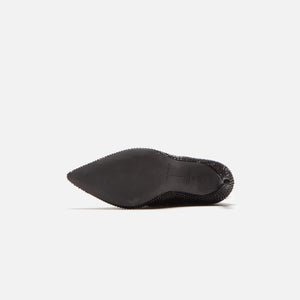Black Suede Studio Geni Boot - Black Crystal Embellished Suede