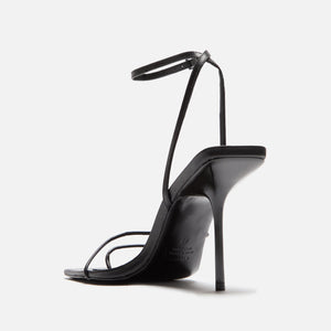 Black Suede Studio Iris 95 Sandal - Black Nappa