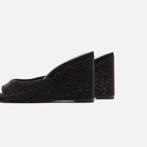 Black Suede Studio Paloma - Black Suede with Matching Stones