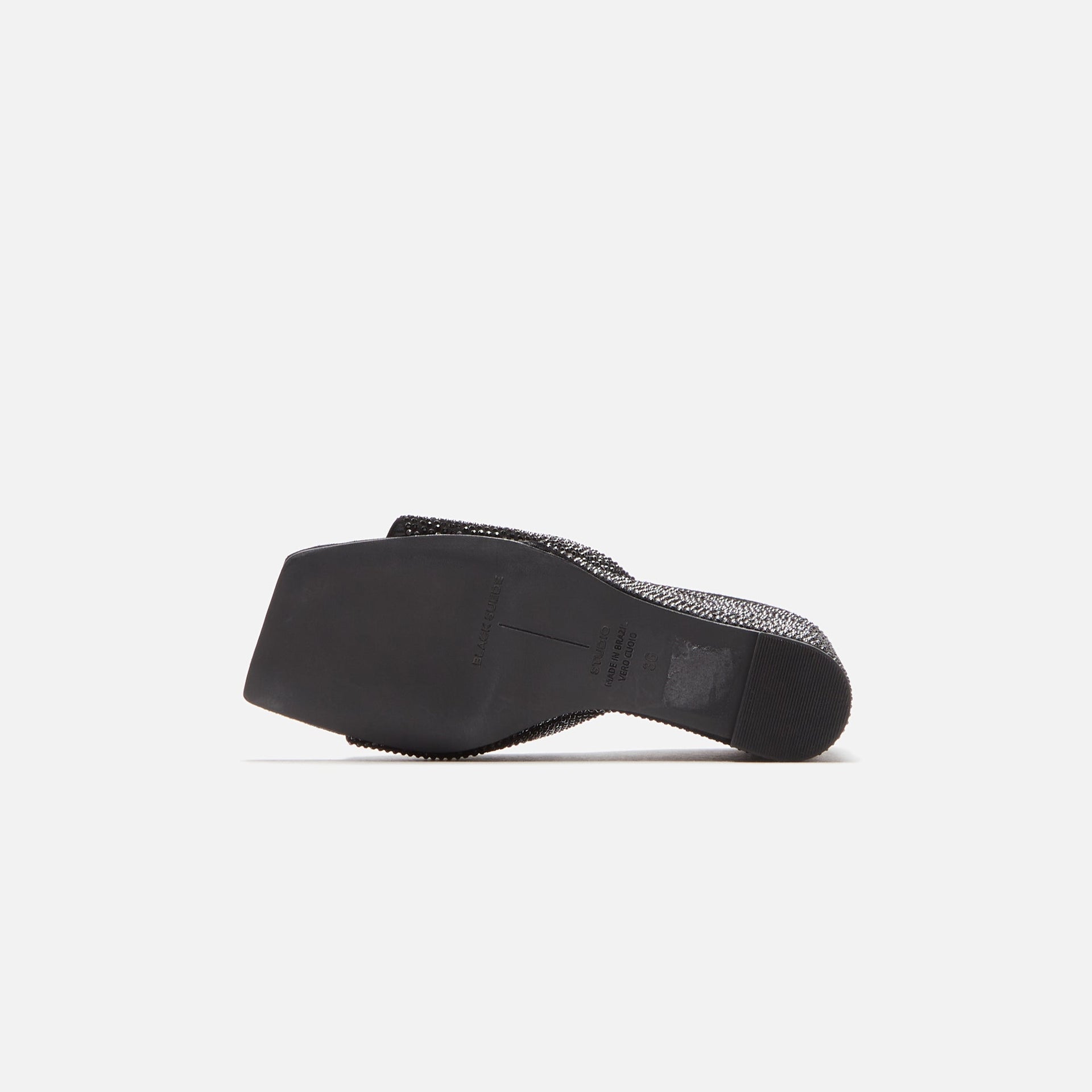 Black Suede Studio Paloma - Black Suede with Matching Stones