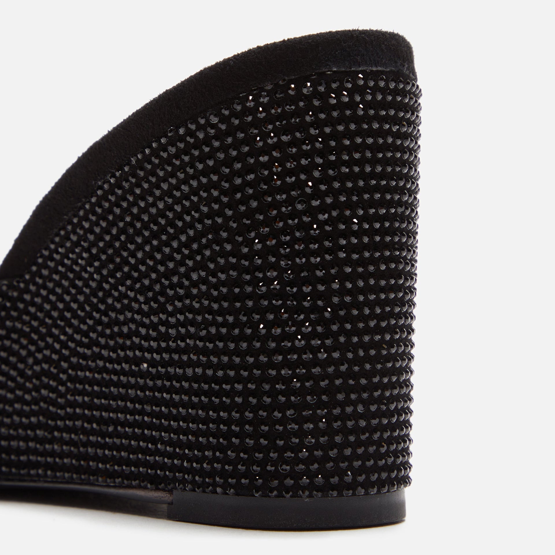 Black Suede Studio Paloma - Black Suede with Matching Stones