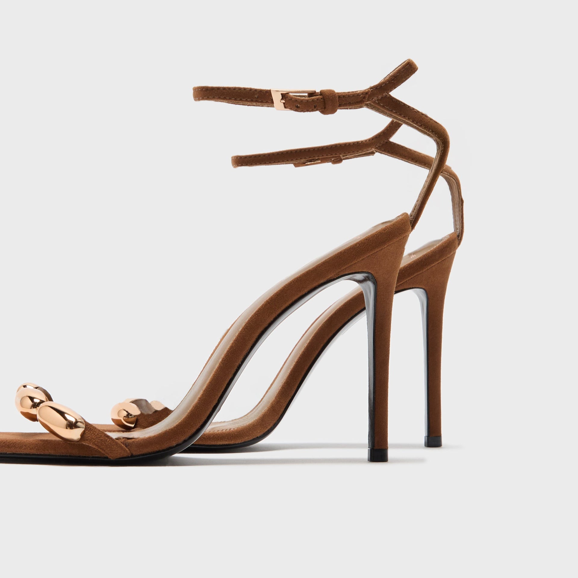 Black Suede Studio Willa 100 - Caramel Suede