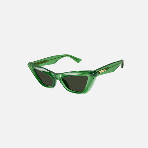 Bottega Veneta Acetate Cat Eye Frame - Transparent Green