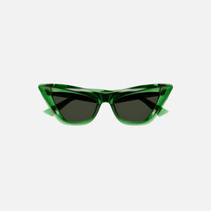 Bottega Veneta Acetate Cat Eye Frame - Transparent Green