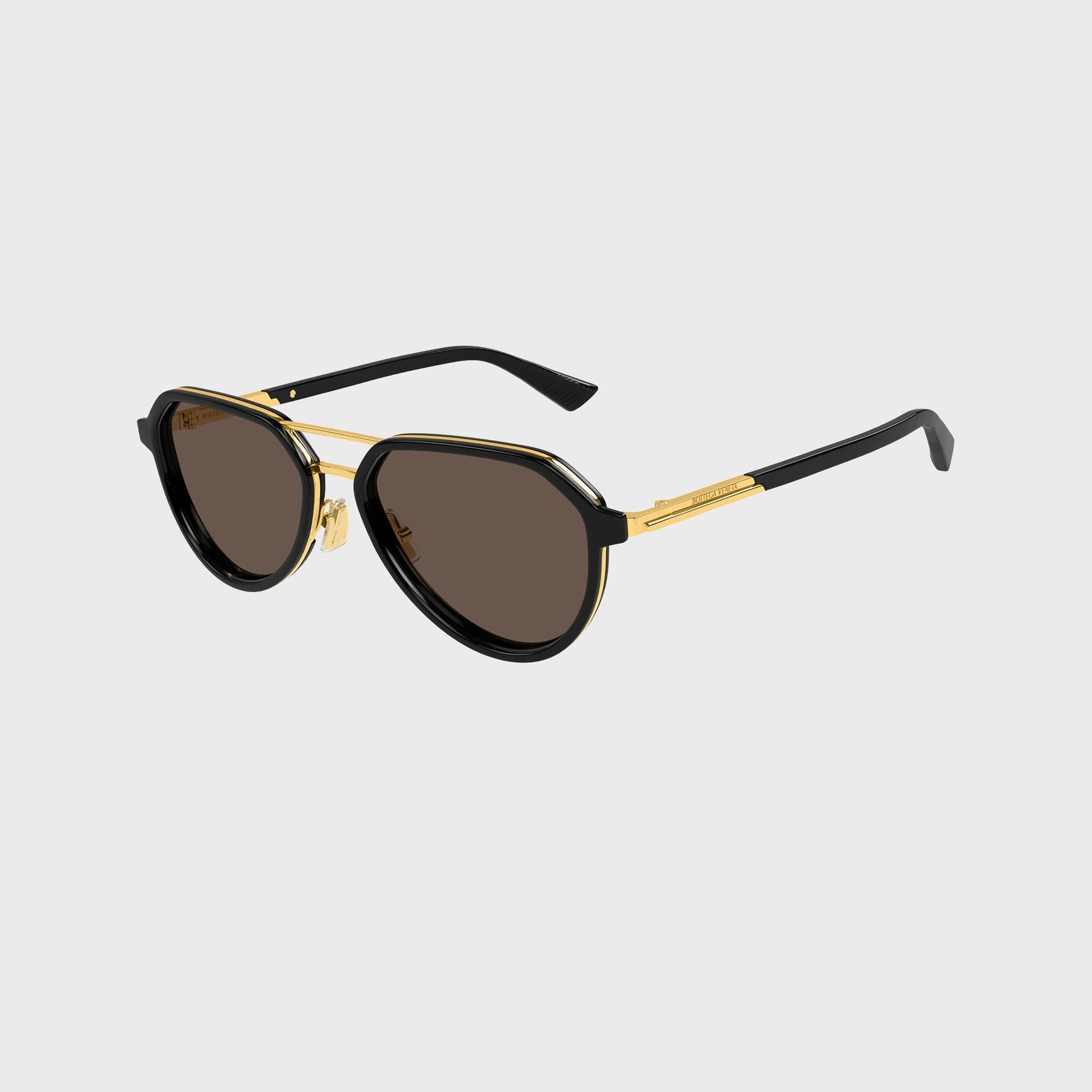 Bottega Veneta BV1373S Sunglasses - Black / Brown