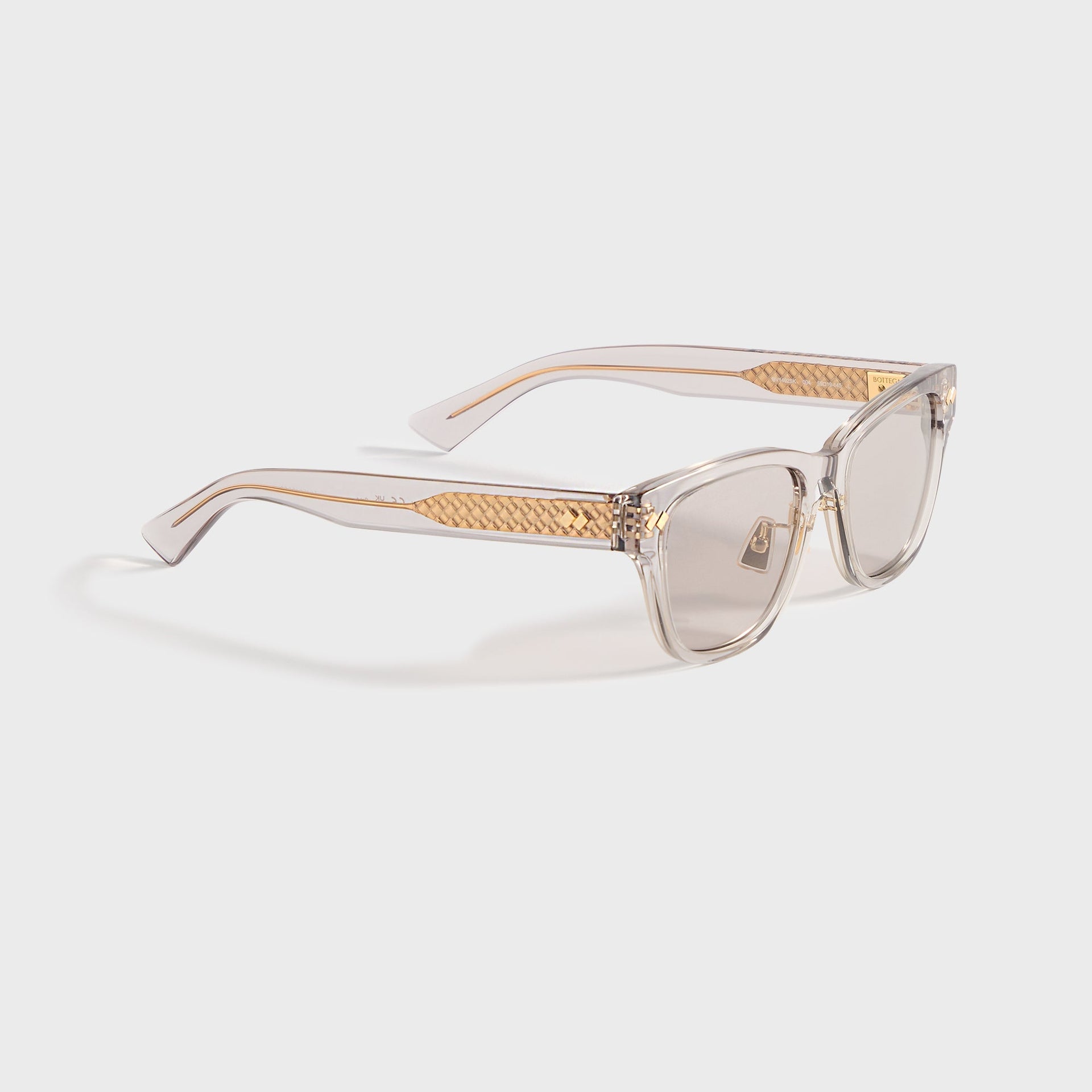 Bottega Veneta Square Sunglasses - Grey