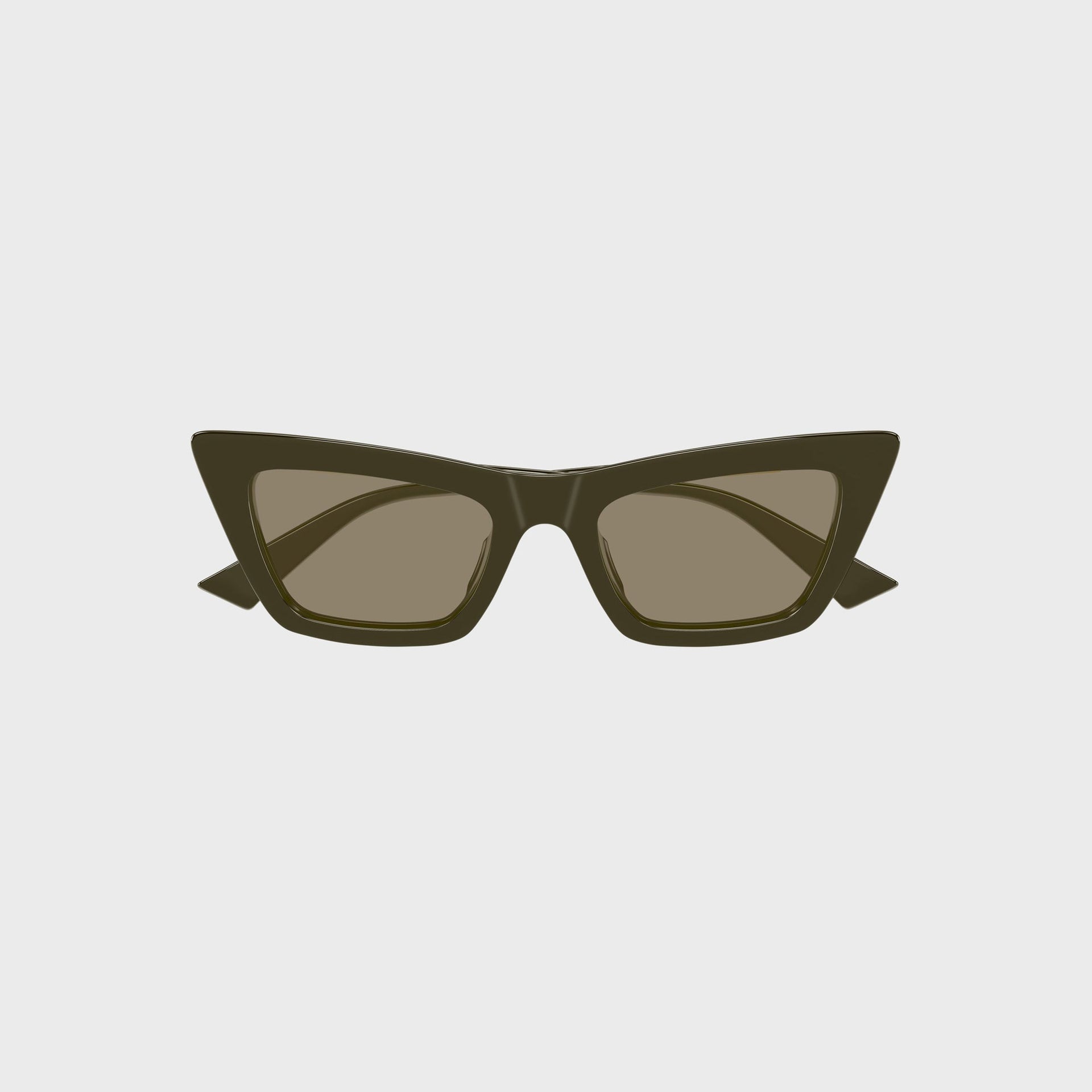 Bottega Veneta Cat-Eye Sunglasses - Green / Brown