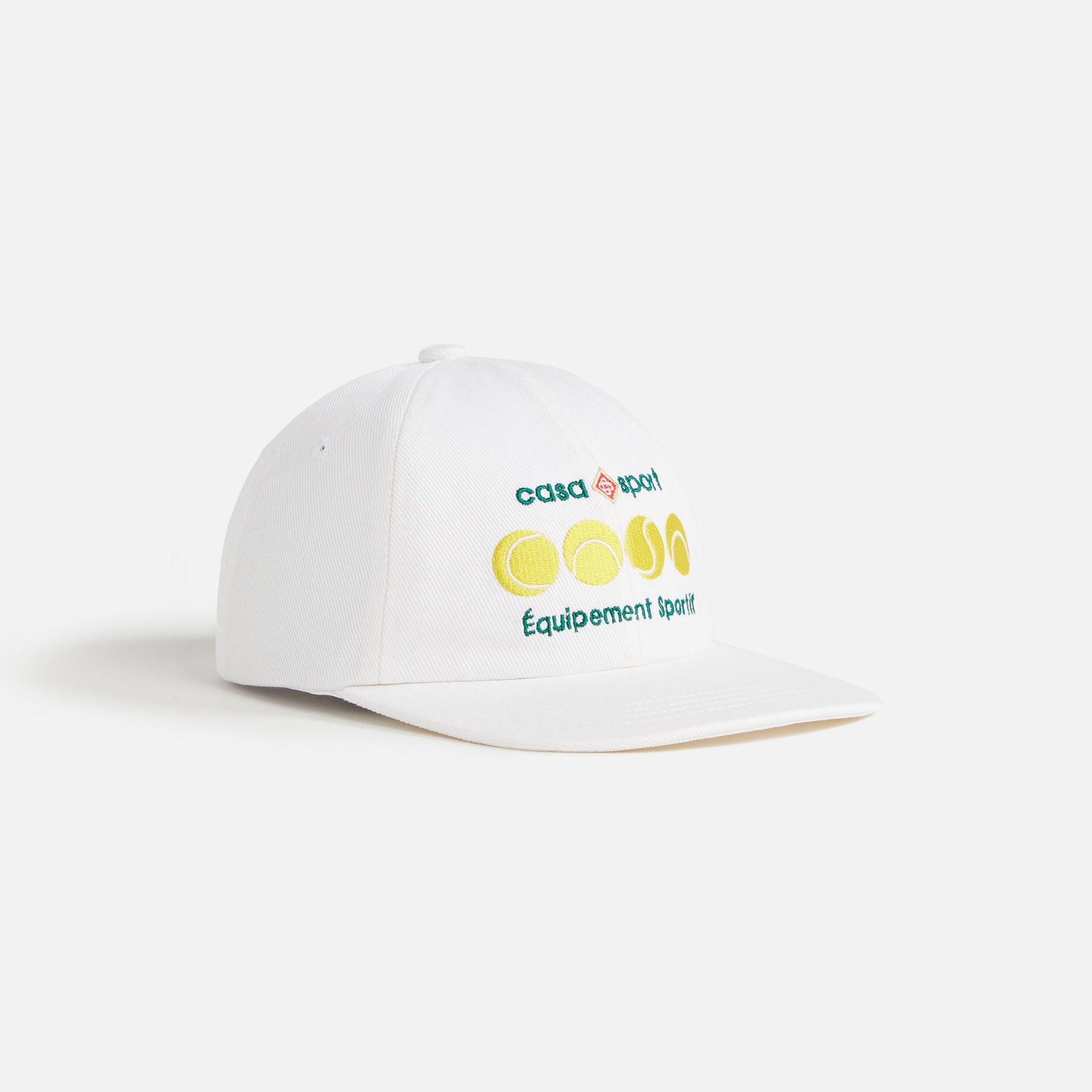 Casablanca Equipment Sportif Embroidered Cap - White