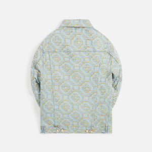 Supreme x Louis Vuitton Jacquard Denim Baseball Jersey, Men's Fashion, Tops  & Sets, Tshirts & Polo Shirts on Carousell