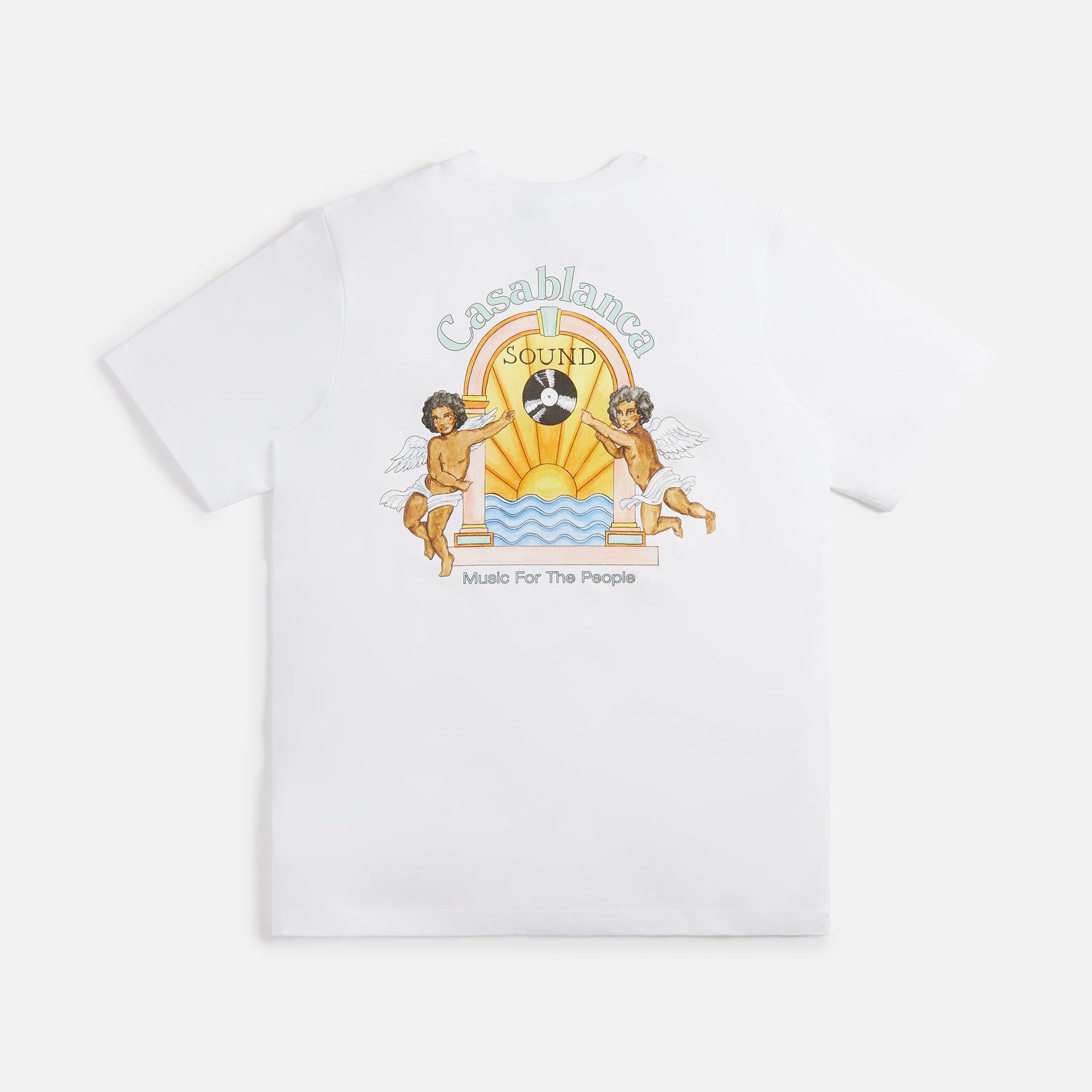 Casablanca Studio De Musique Printed Unisex Tee - White