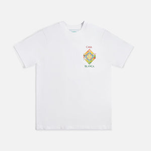 Casablanca Les Elements Printed Tee - White
