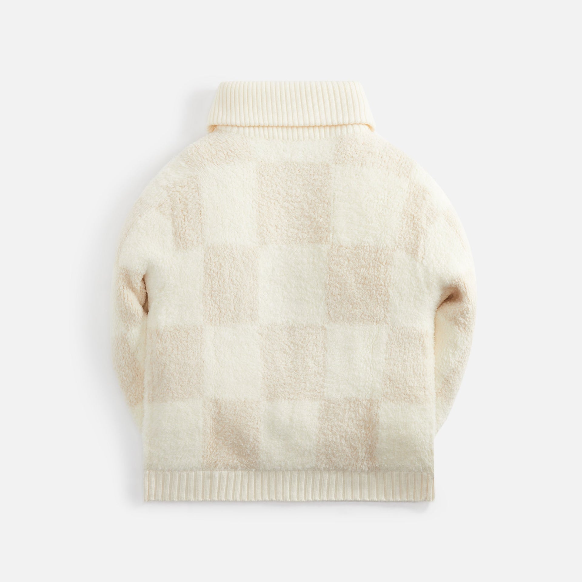 Casablanca Checked Boucle Cardigan - Light Beige