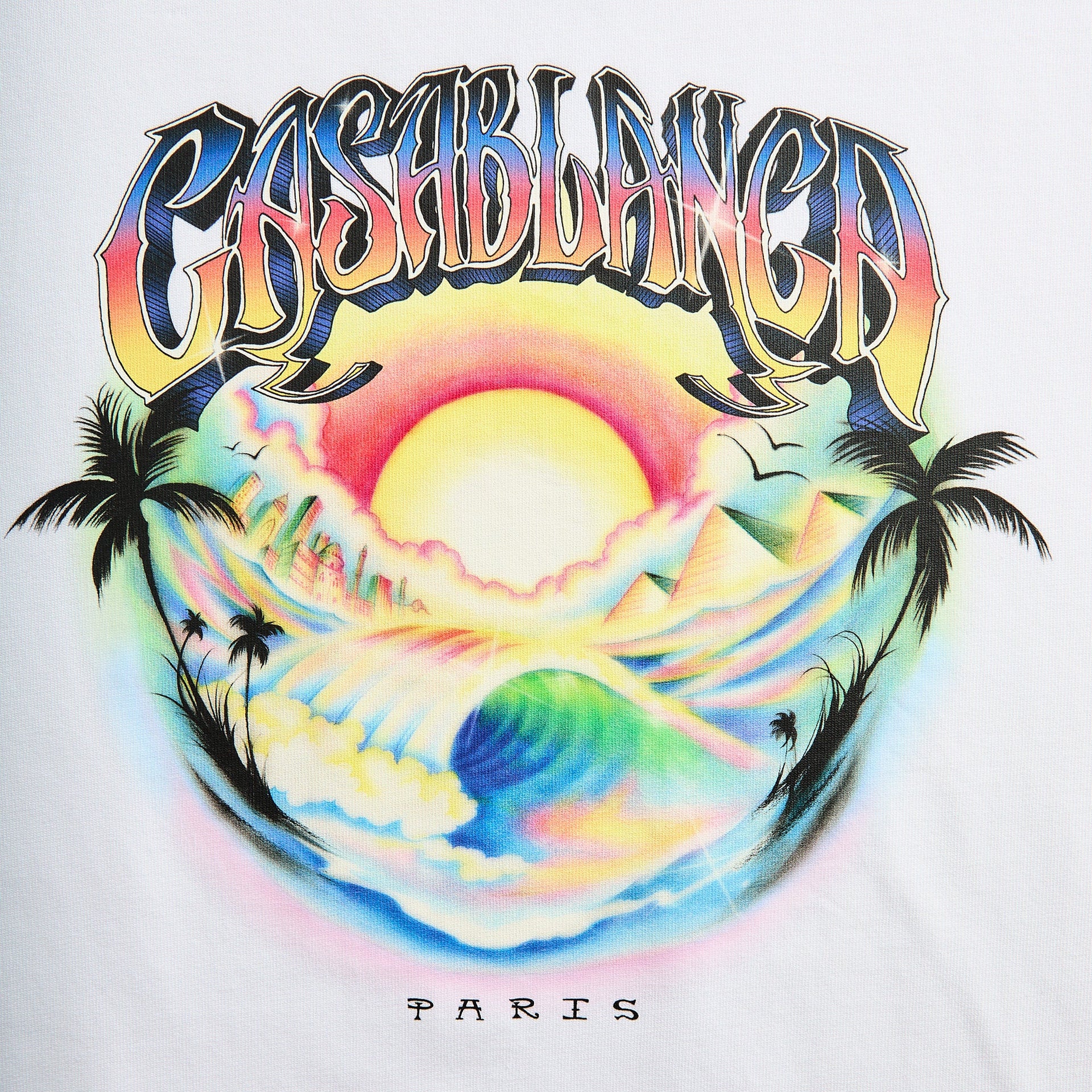 Casablanca Casa Airspray Short Sleeve Tee - White