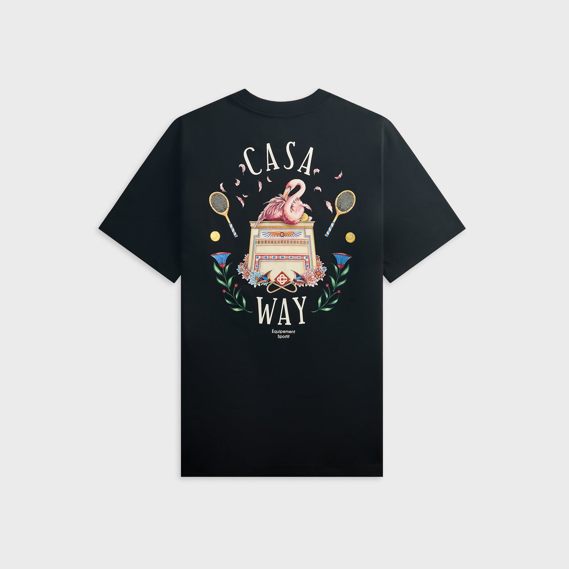 Casablanca Casa Way Short Sleeve Tee - Black