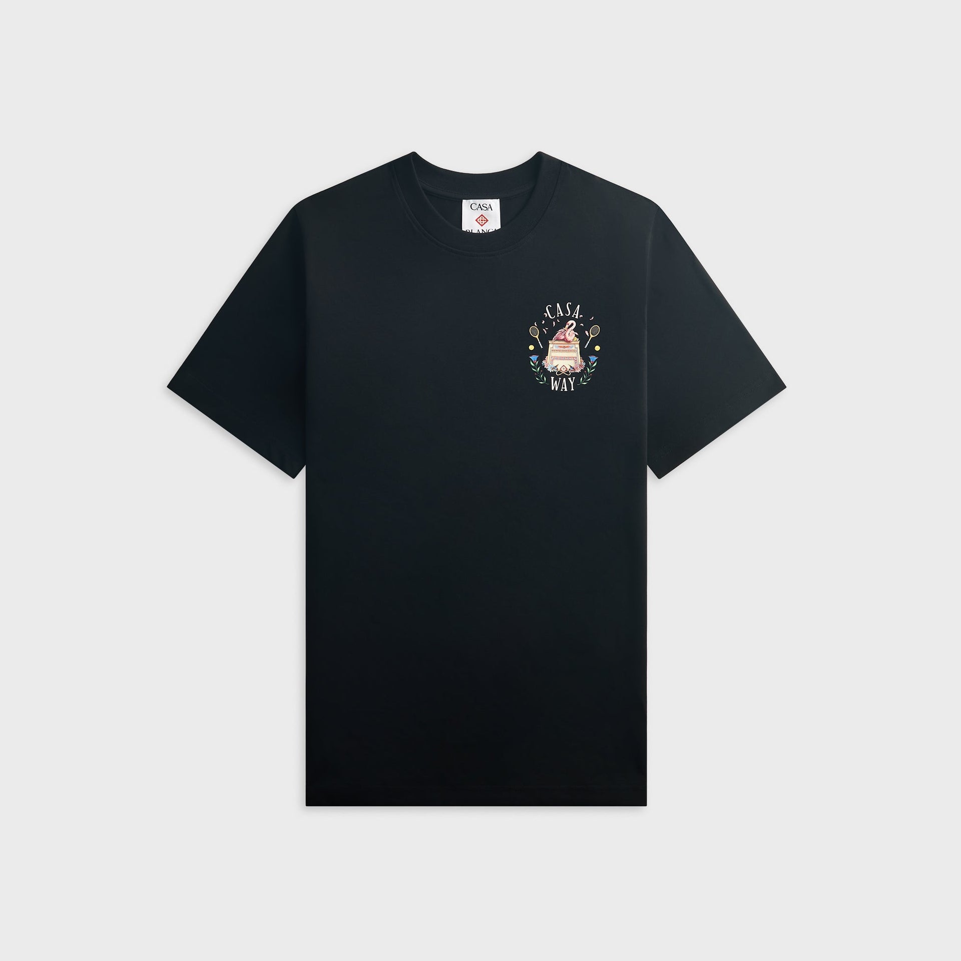 Casablanca Casa Way Short Sleeve Tee - Black
