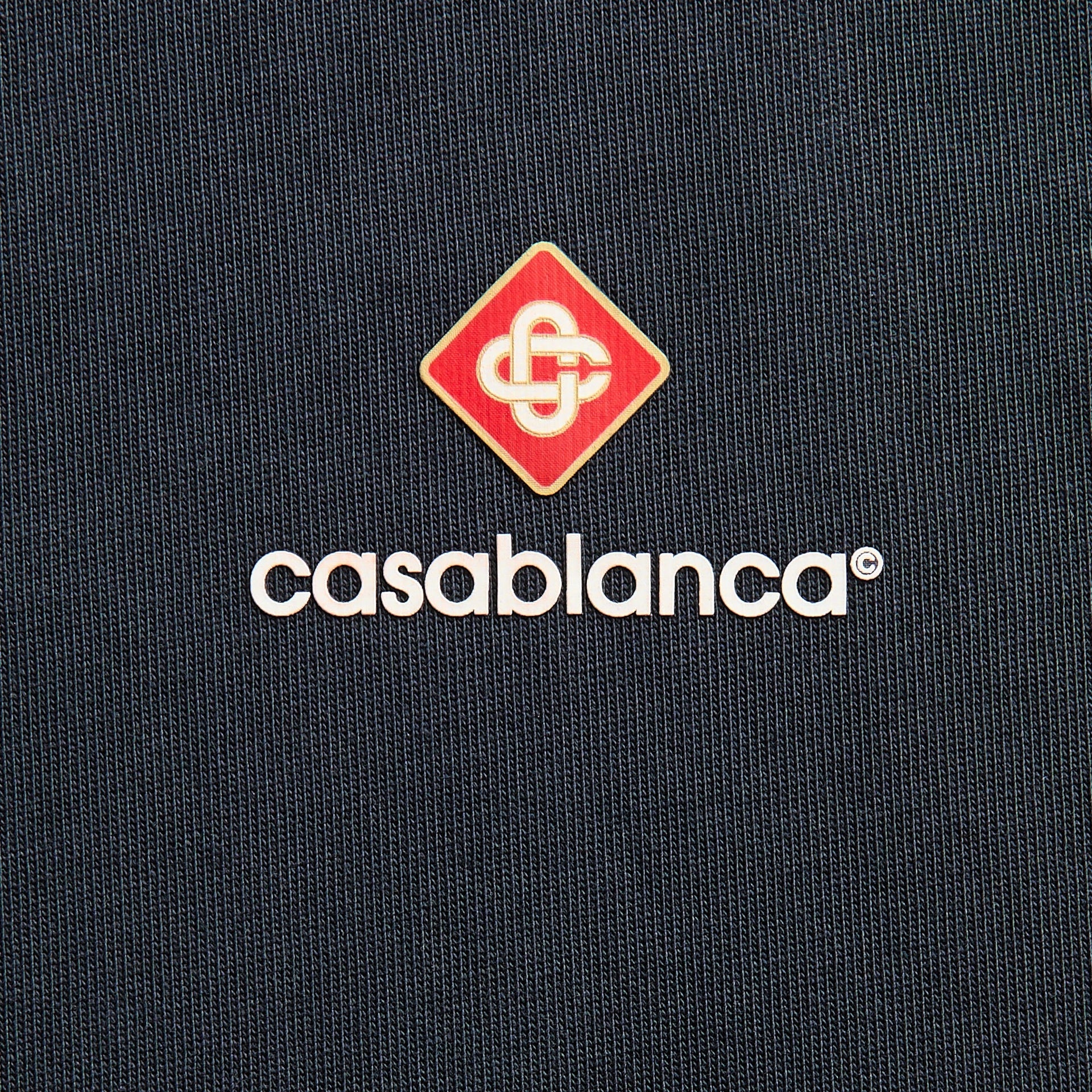 Casablanca Sport Type Oversized Short Sleeve Tee - Navy