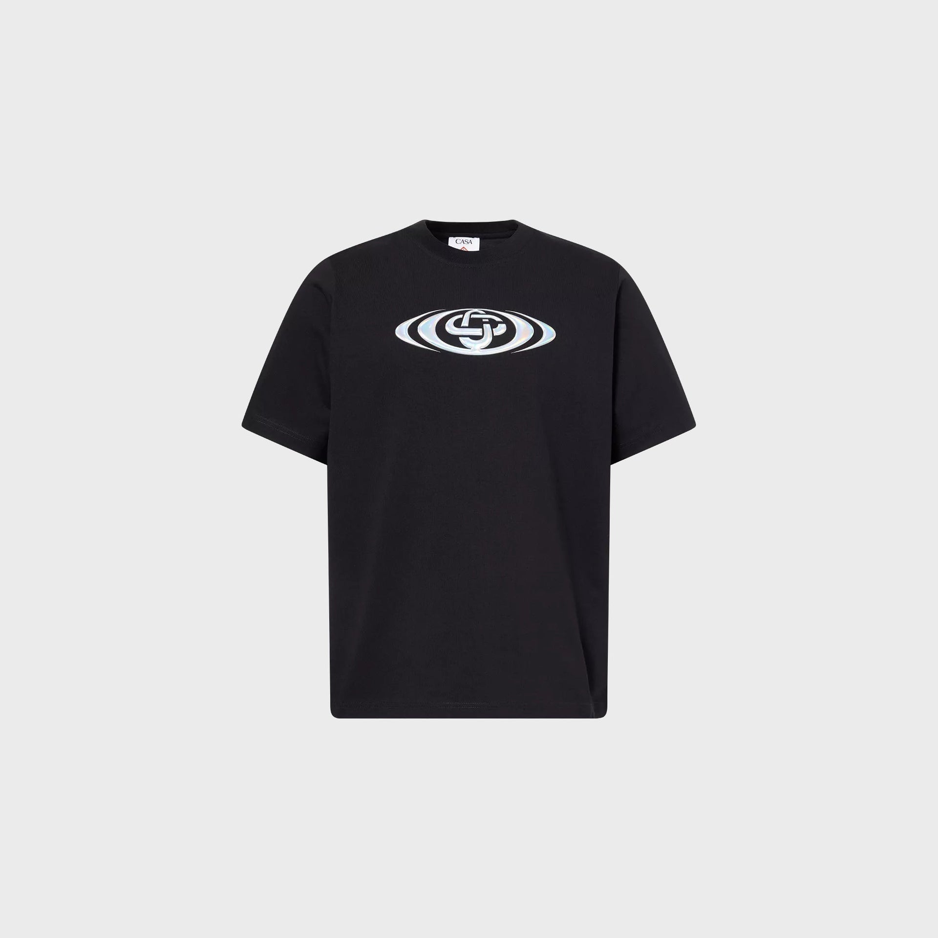 Casablanca Warped Logo Classic Tee - Black