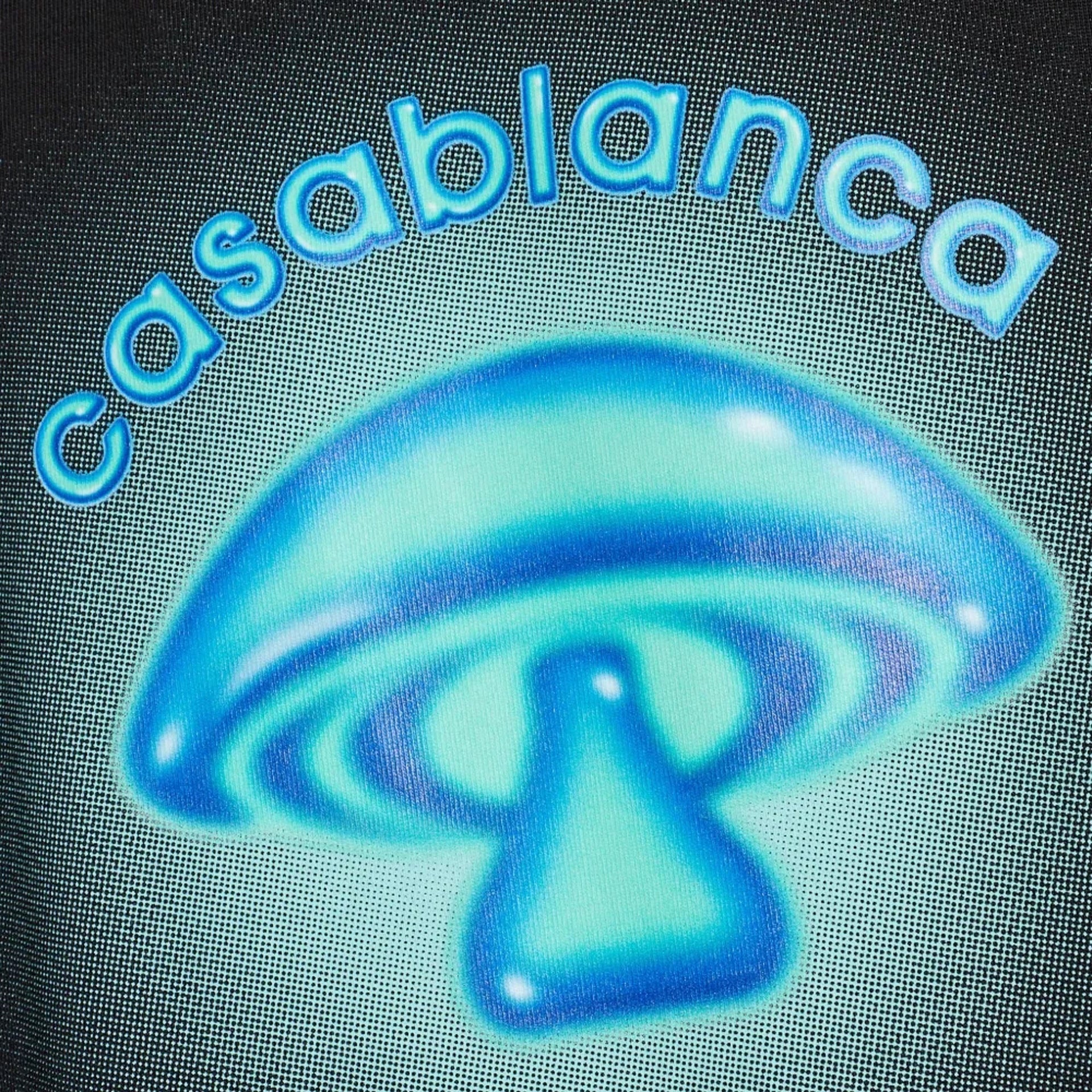 Casablanca Airbrush Mushroom Classic Tee - Black