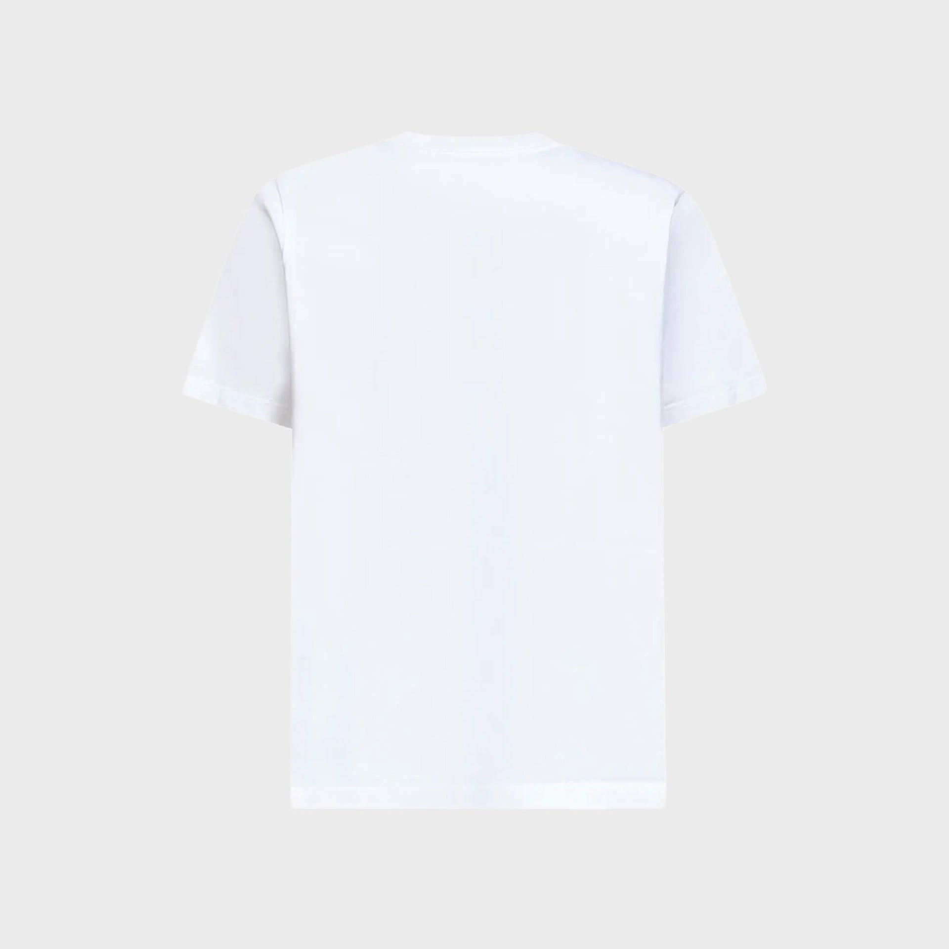 Casablanca Volcano-Print Logo Tee - White