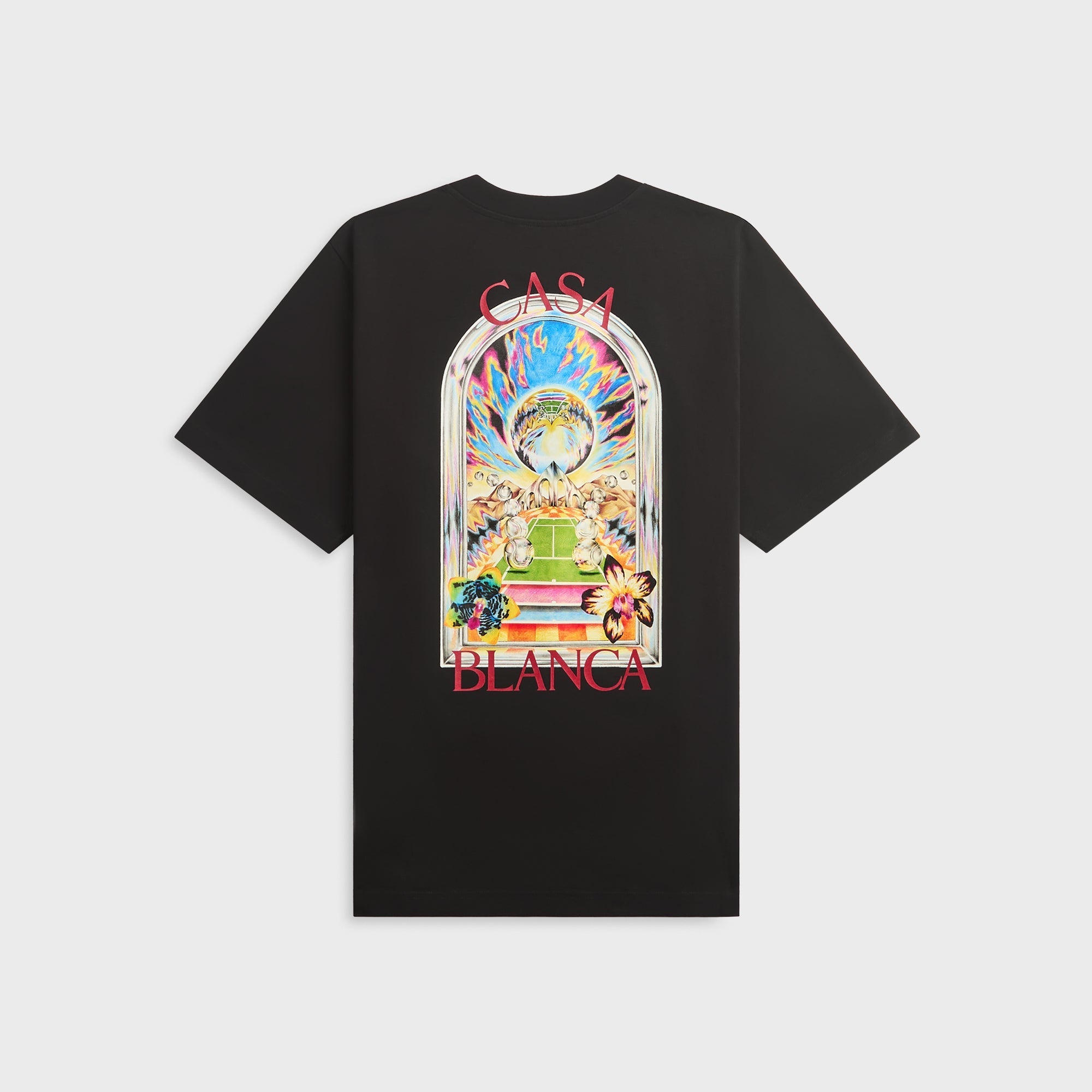 Casablanca Tennis Landscape Short Sleeve Tee - Black – Kith Europe