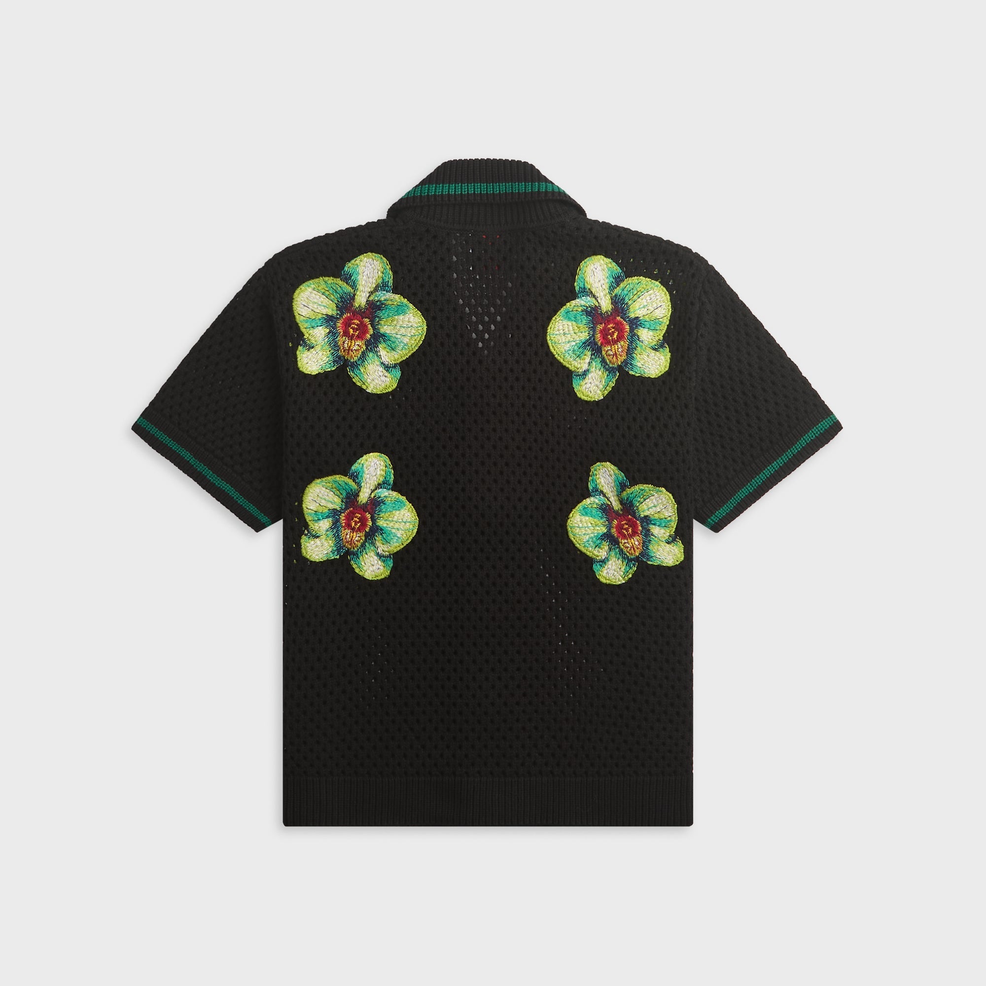 Orchid Embroidered Collar Shirt 【公式通販】