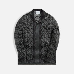 Louis Vuitton Monogram Crazy Denim Workwear Jacket BLACK. Size 52