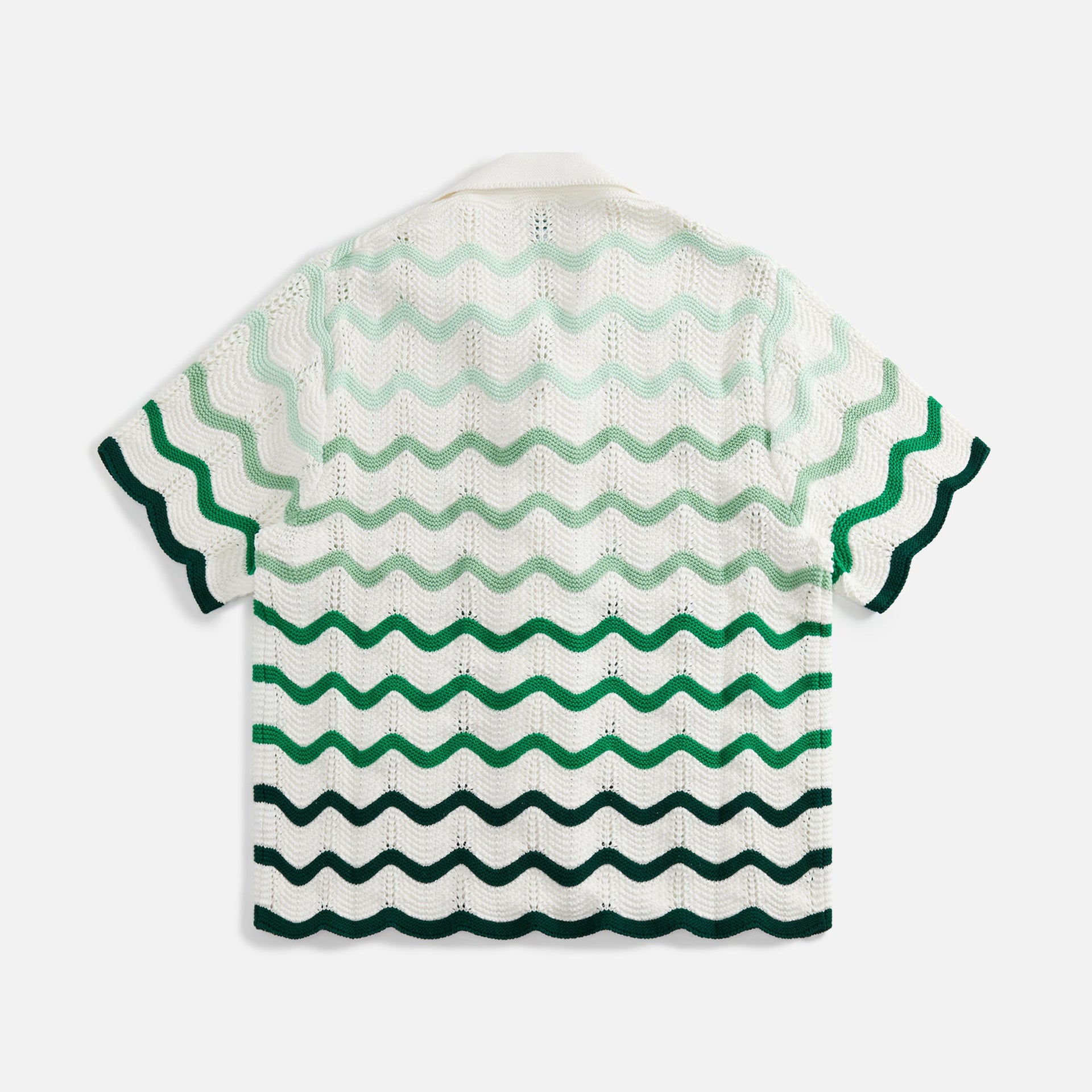 Chemise crochetée dégradée pour homme Casablanca - Vert