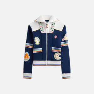 Casablanca Varsity Track Jacket - Navy