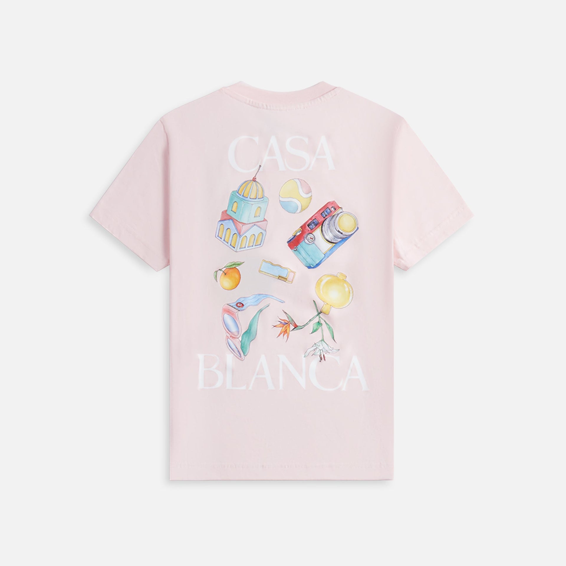 Casablanca Memphis Elements Printed Tee -Pink