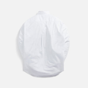Comme des Garçons Shirt Cotton Poplin Plain L/S Shirt - White