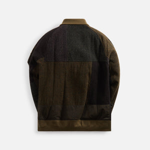 Comme Des Garçons Homme Wool Tweed Herringbone Milled Mix Garmen - Multi