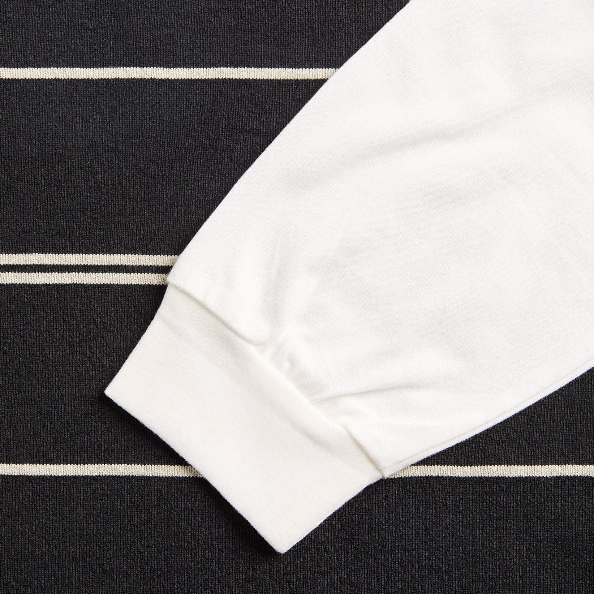 CDG Homme Striped Layered Tee - Black / Grey