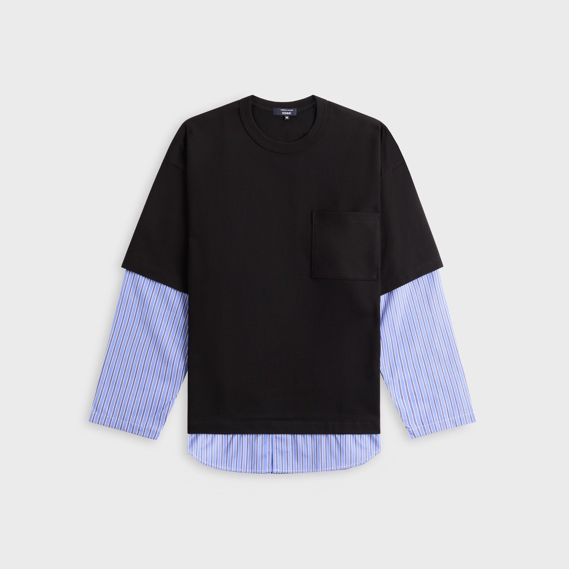 CDG Homme Layered Tee - Black