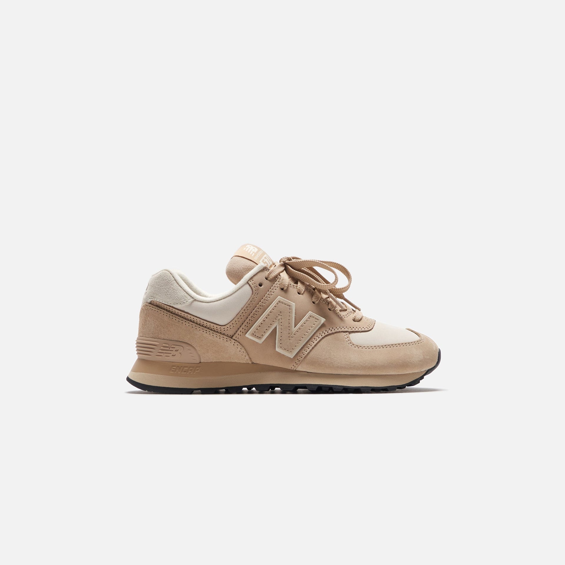 CDG Pocket New Balance x Junya Watanabe 574 Pig Suede Nubuck - Beige