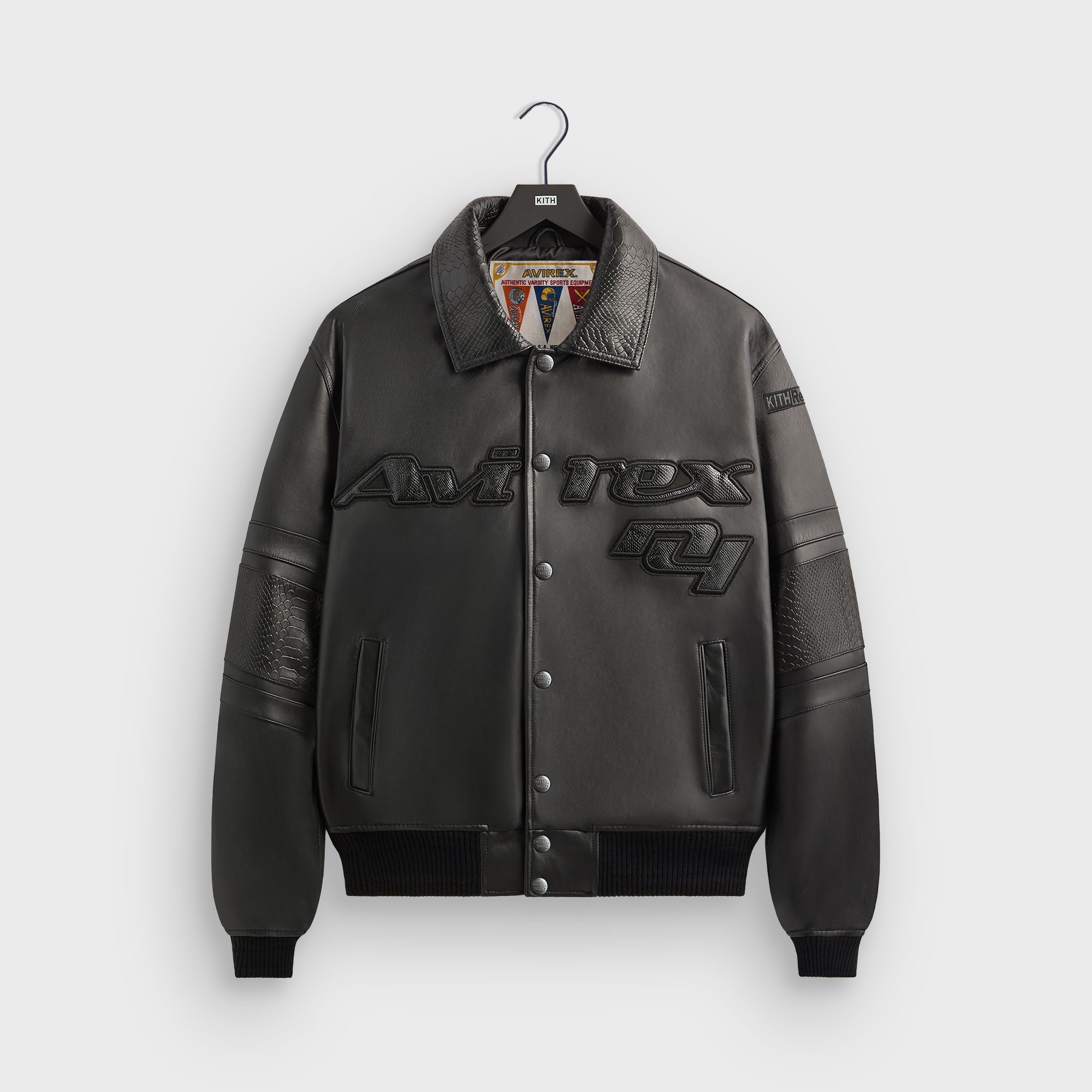 Kith Records for AVIREX Legend Bomber Jacket - Black – Kith Europe