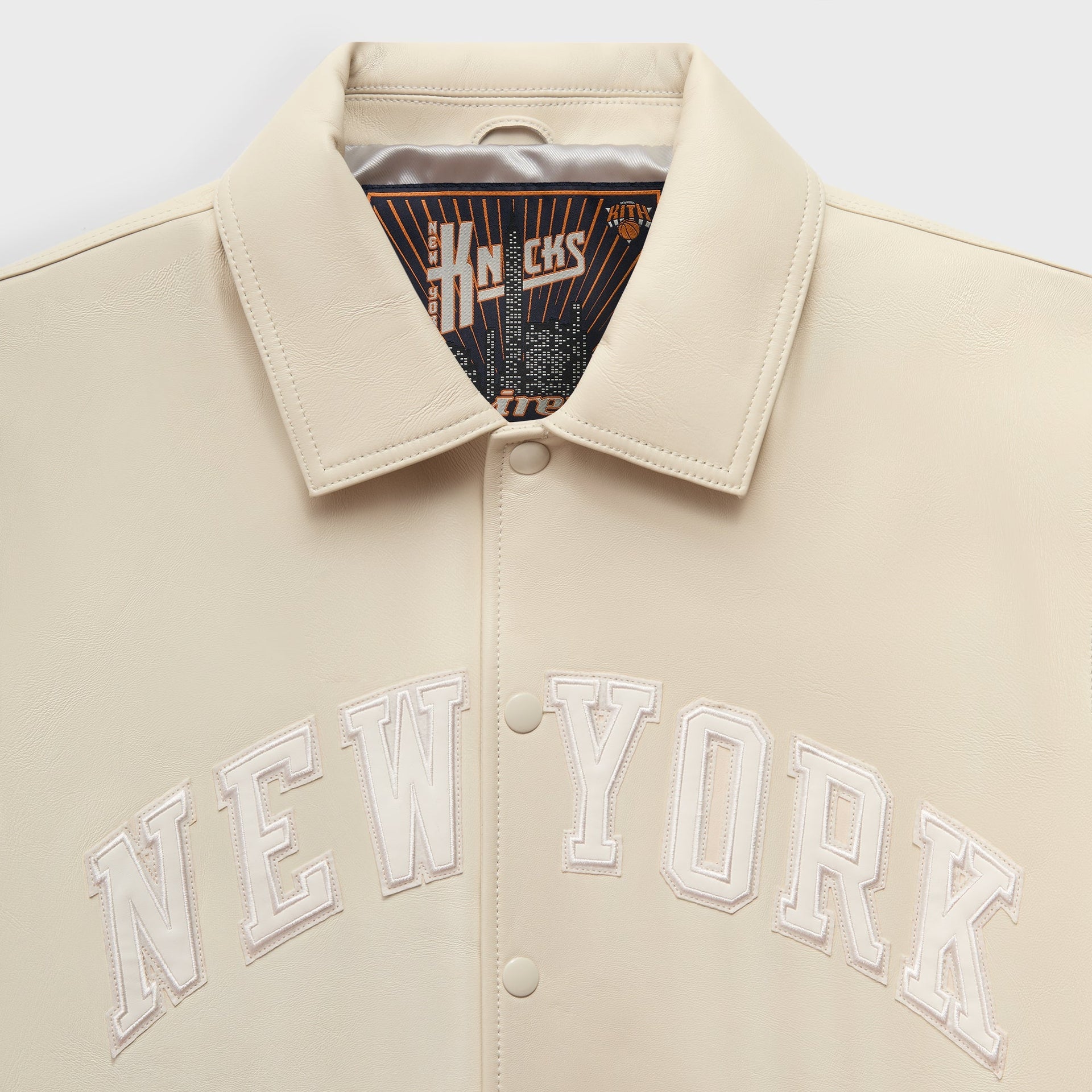 Kith & AVIREX for the New York Knicks Patrick Ewing Legend Jacket - Sandrift - PH