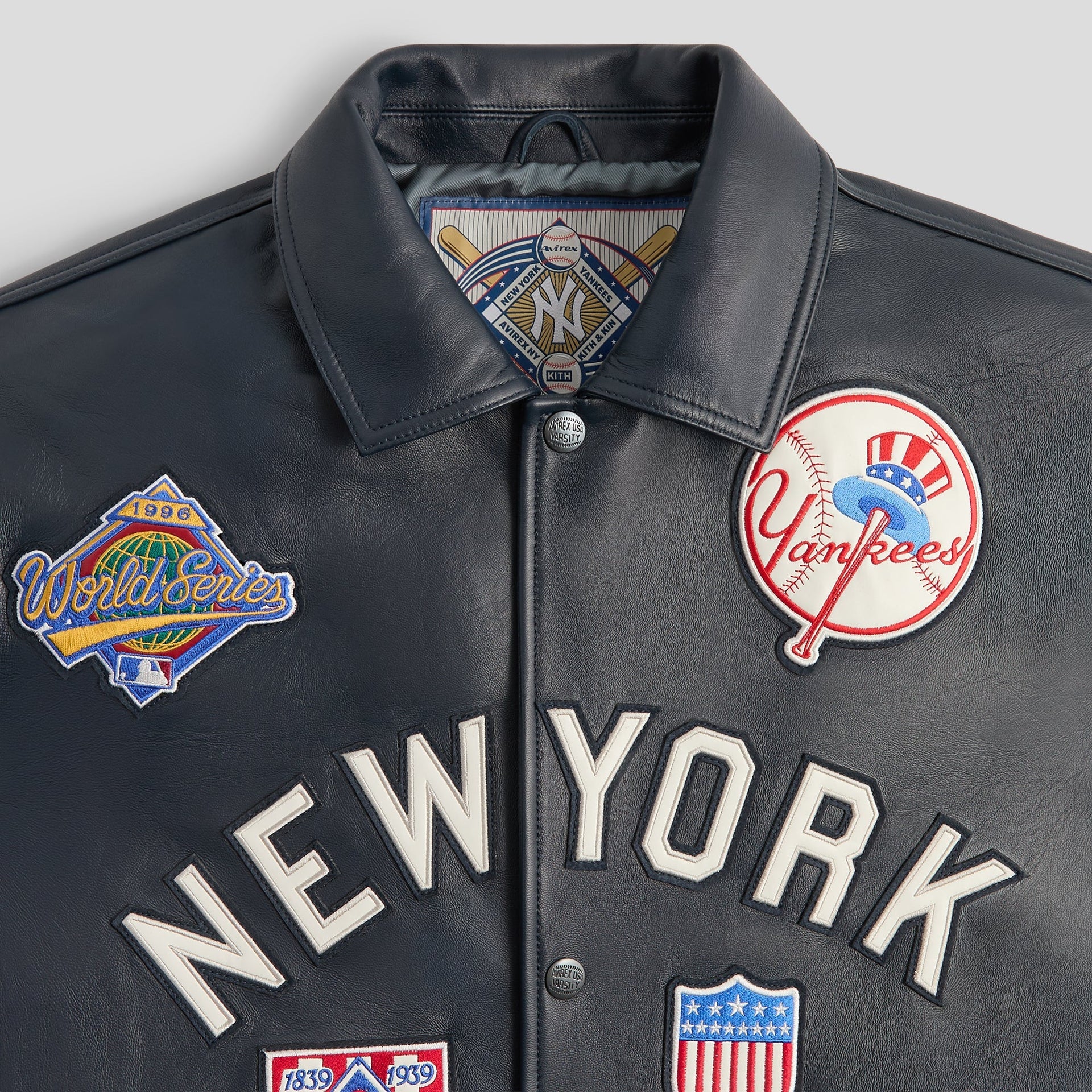 Kith & AVIREX for the New York Yankees Leather Jacket - Nocturnal - PH