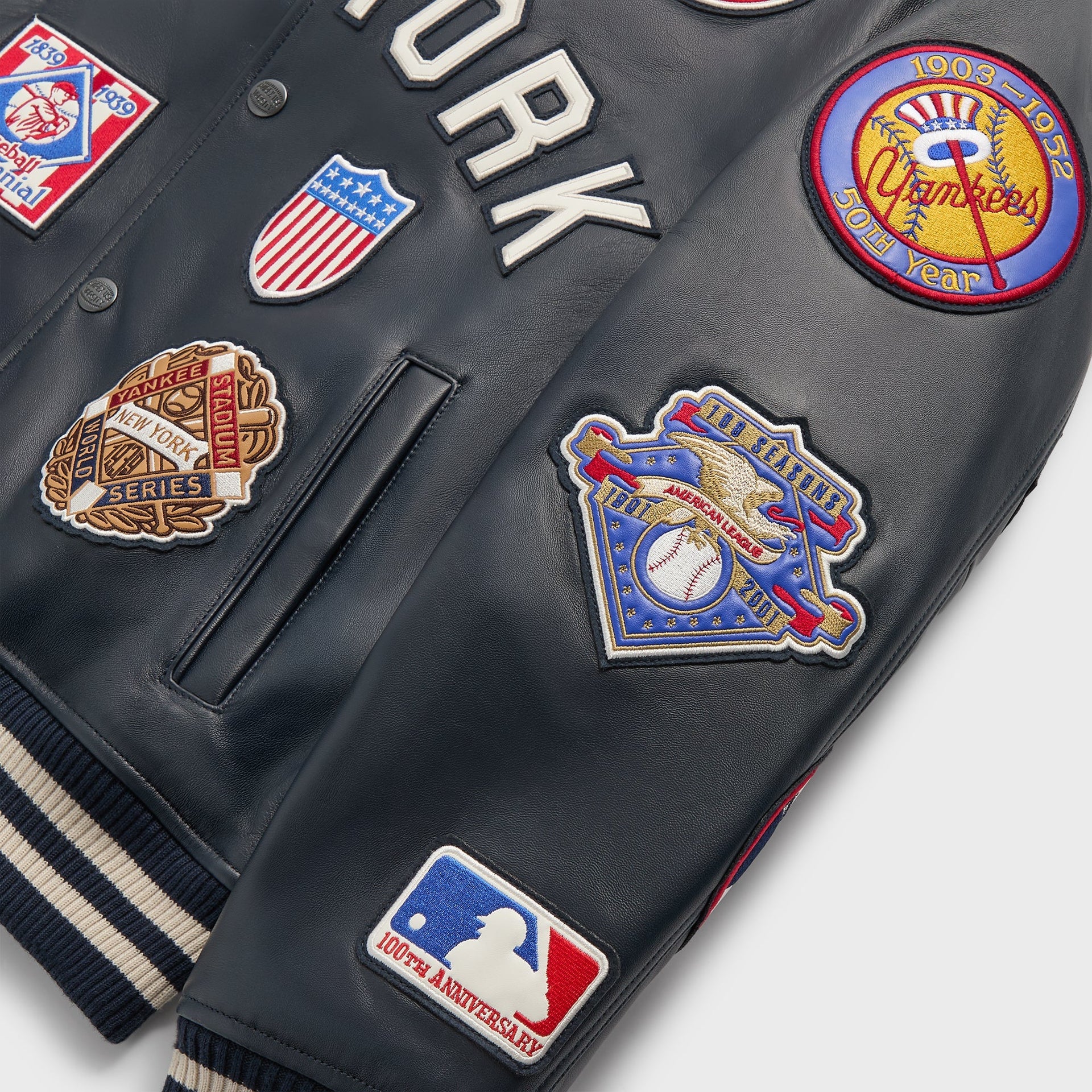 Kith & AVIREX for the New York Yankees Leather Jacket - Nocturnal - PH
