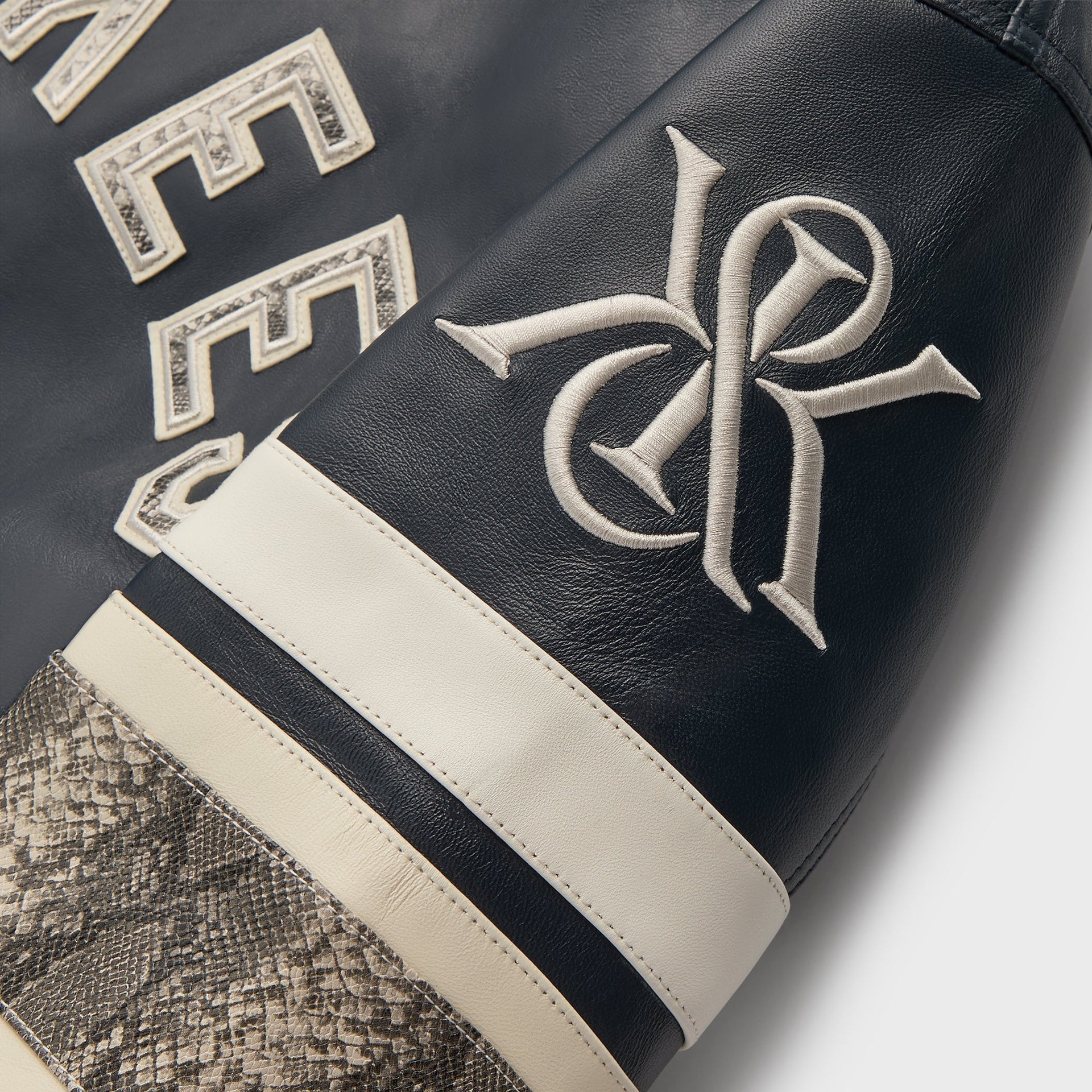 Kith & AVIREX for the New York Yankees Leather Jacket - Nocturnal / Snake - PH