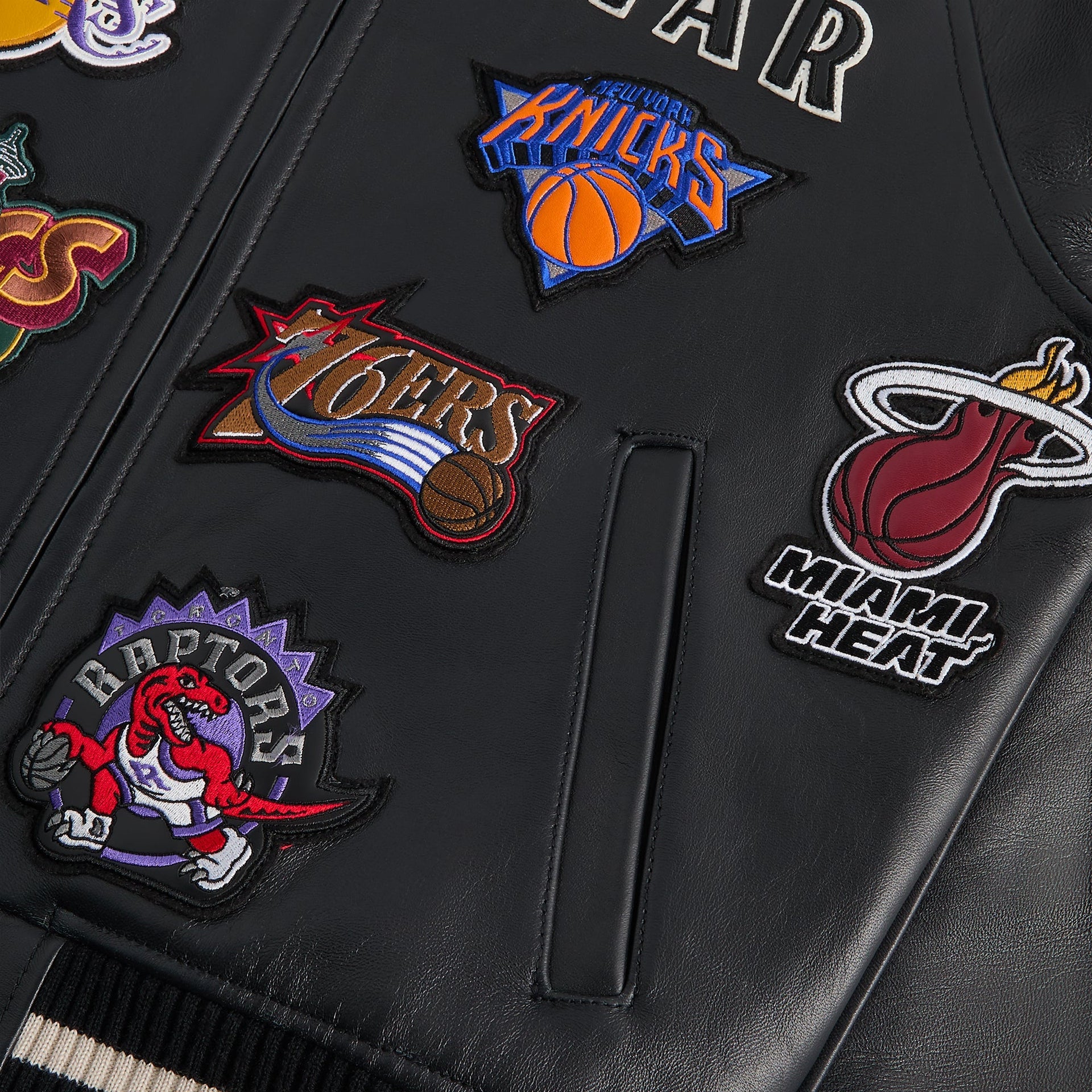 Kith & AVIREX for NBA All-Star Bomber Jacket - Black / Multi - PH