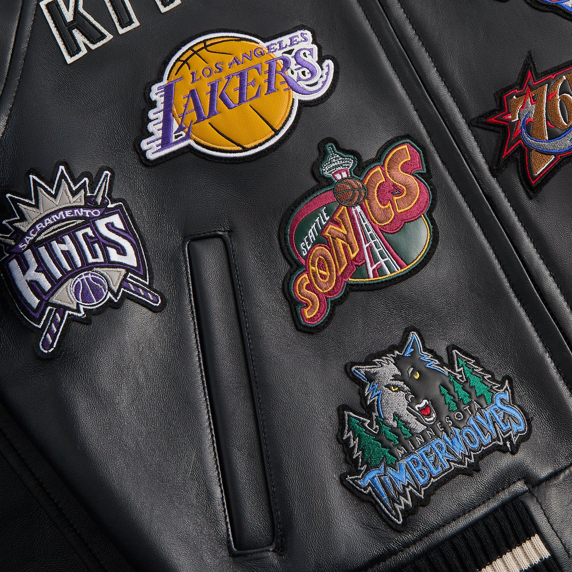 Kith & AVIREX for NBA All-Star Bomber Jacket - Black / Multi