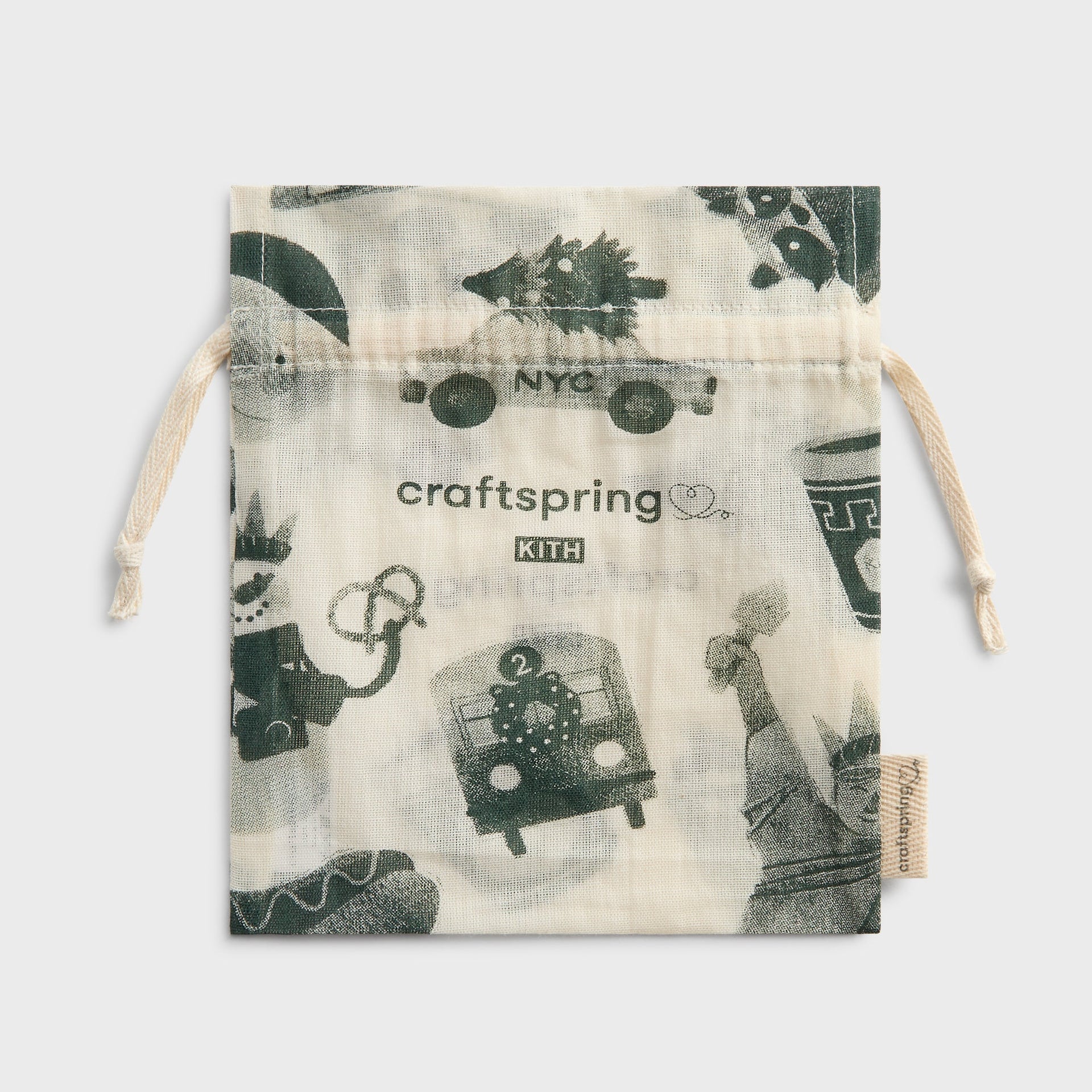 Kithmas for Craftspring Santa Ornament - Red / White