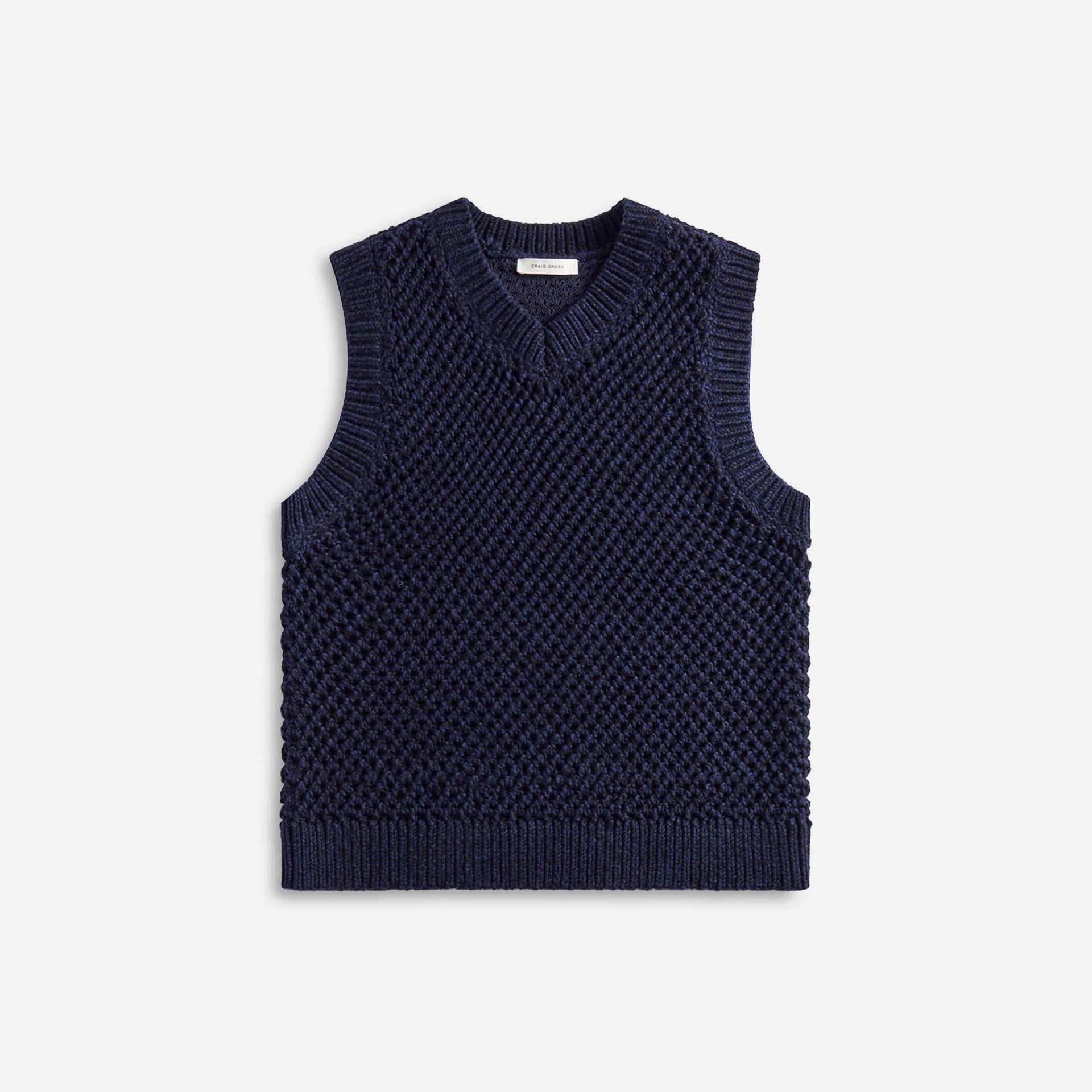 Craig Green Rope Knit Vest - Navy