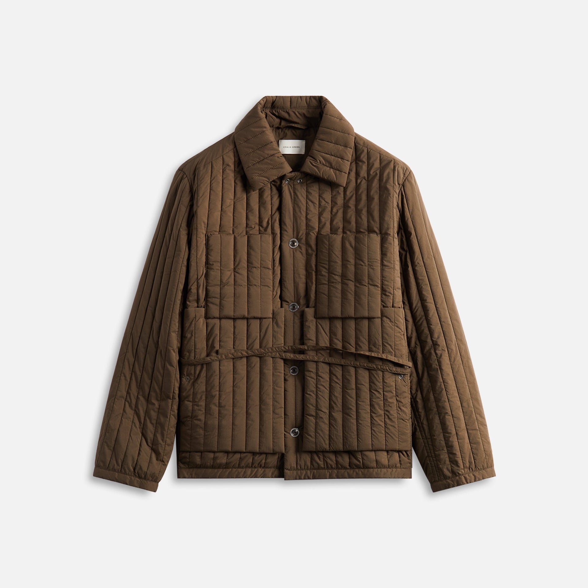 Craig Green Quilted Worker Jacket - Brown