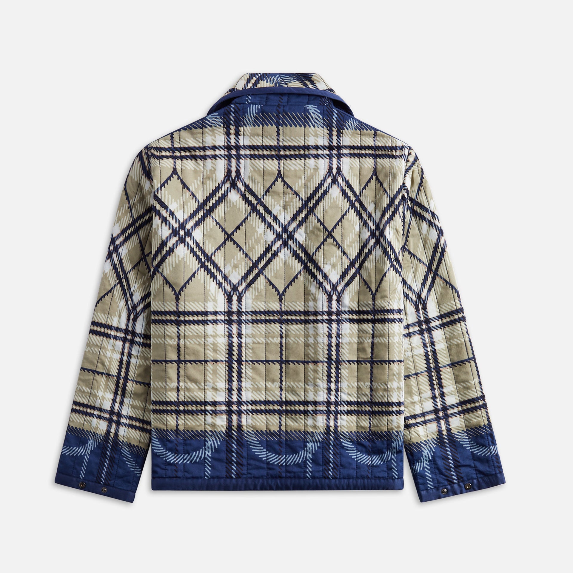 Craig Green Quilted Plaid Fade Jacket - Beige Plaid