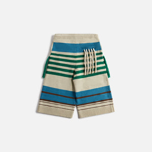 Craig Green Stripe Shorts - Blue Landscape Stripe